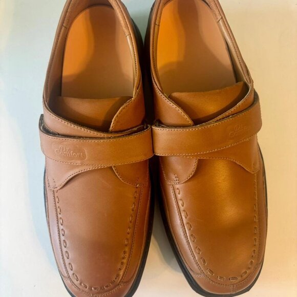NEW!!! DR. COMFORT “FRANK” SHOES FOR MEN - DIABETIC - COLOR BARK - SIZE 9W - Picture 4 of 7